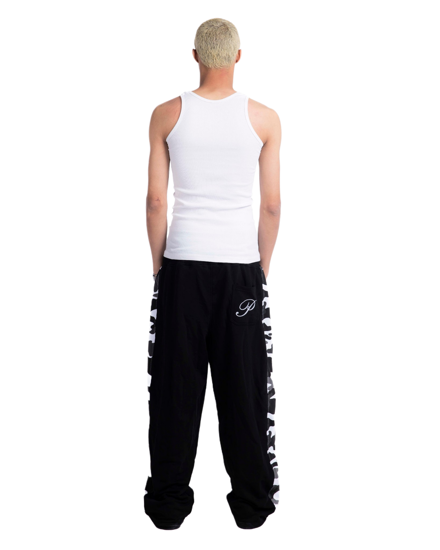 BLACK CAMO PANTS