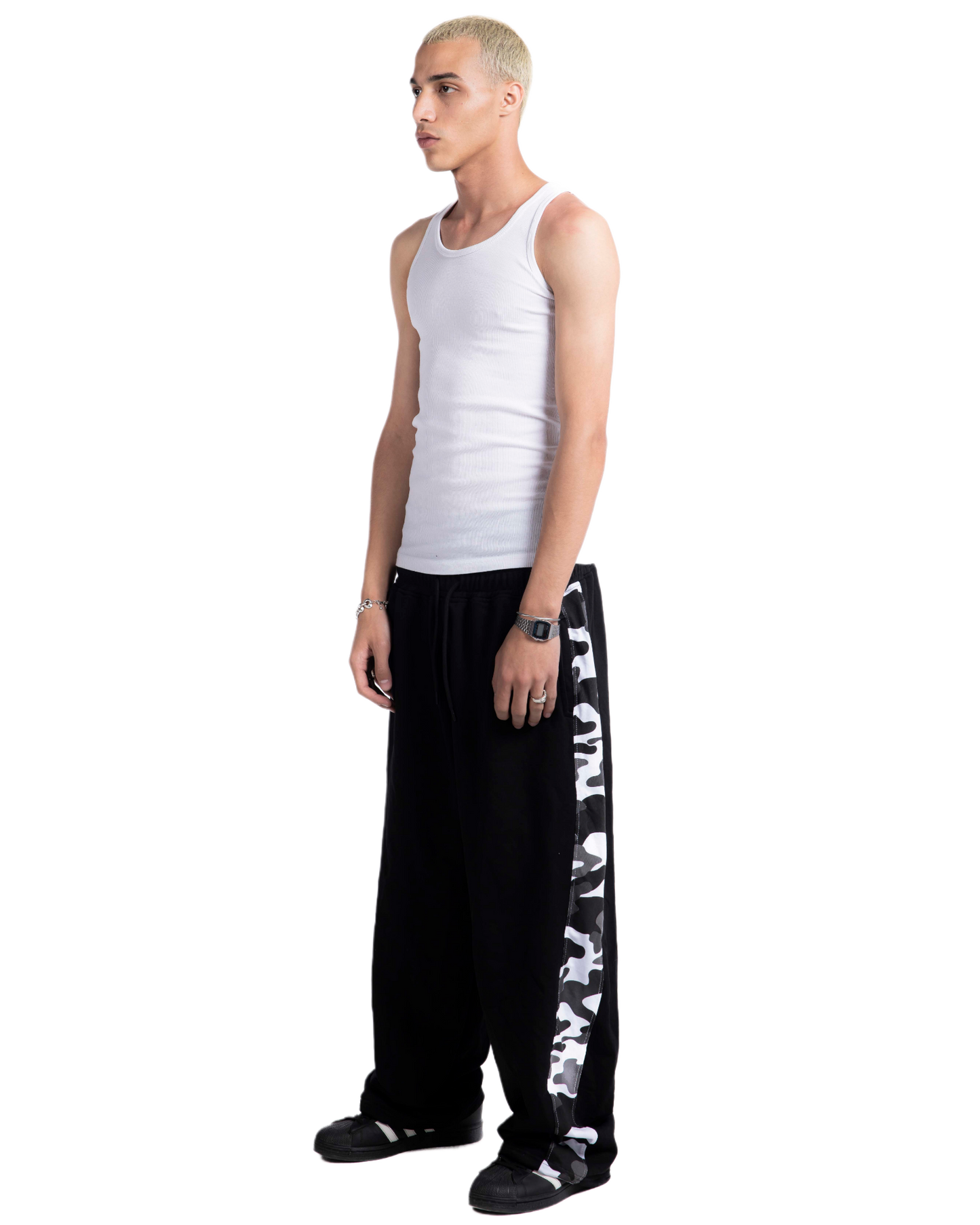 BLACK CAMO PANTS