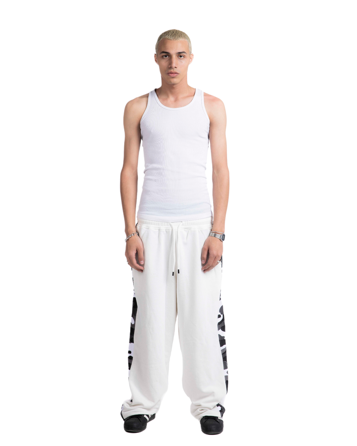 WHITE CAMO PANTS