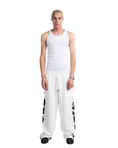 WHITE CAMO PANTS