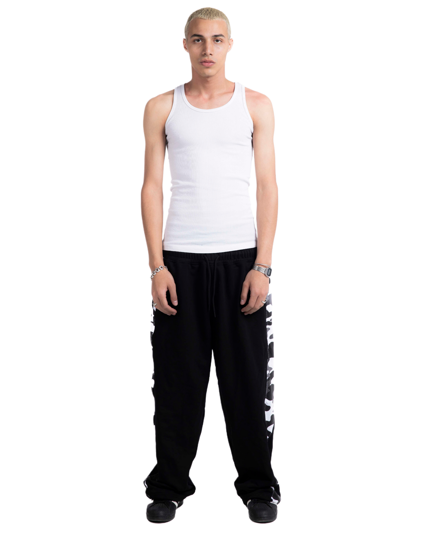 BLACK CAMO PANTS