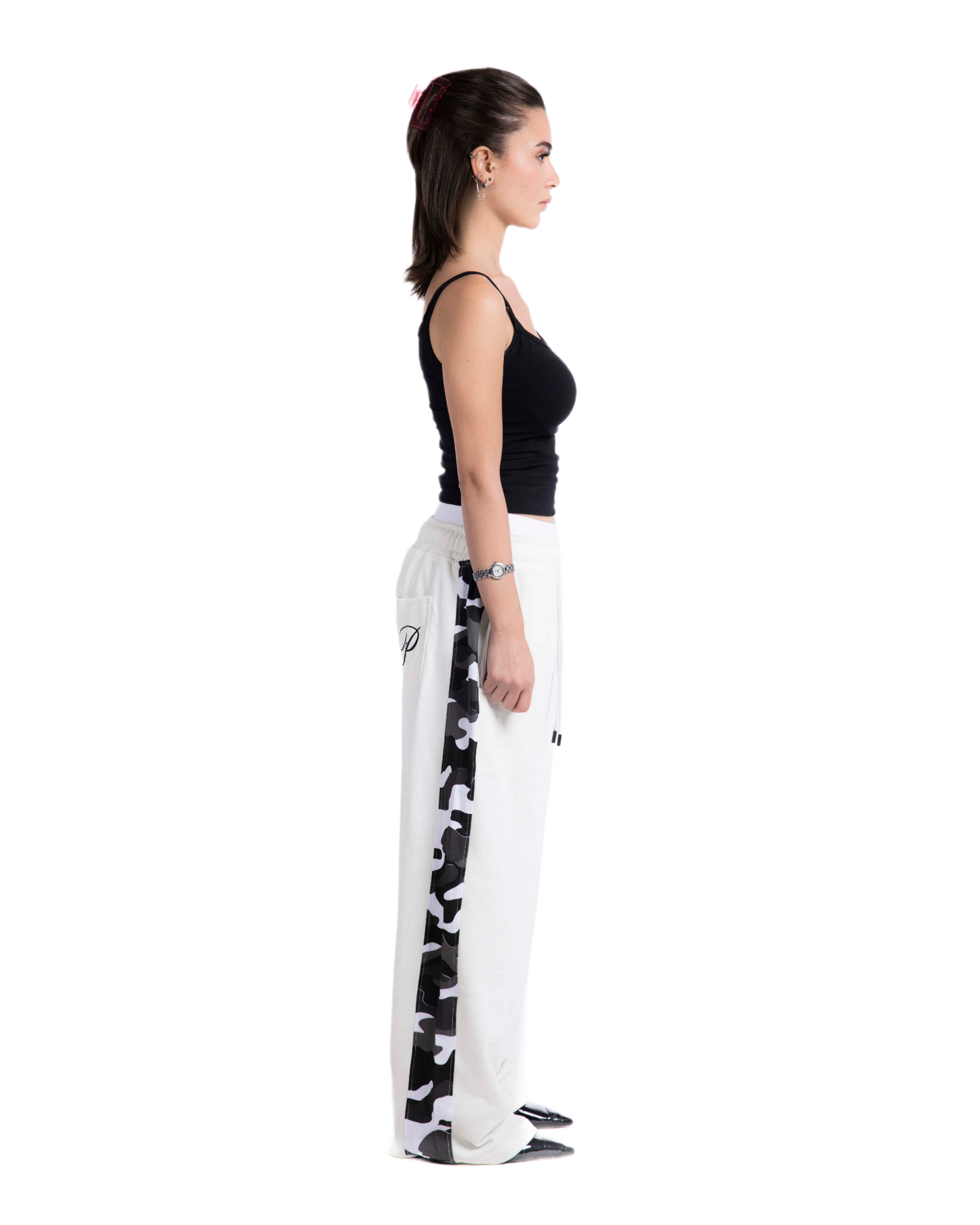 WHITE CAMO PANTS