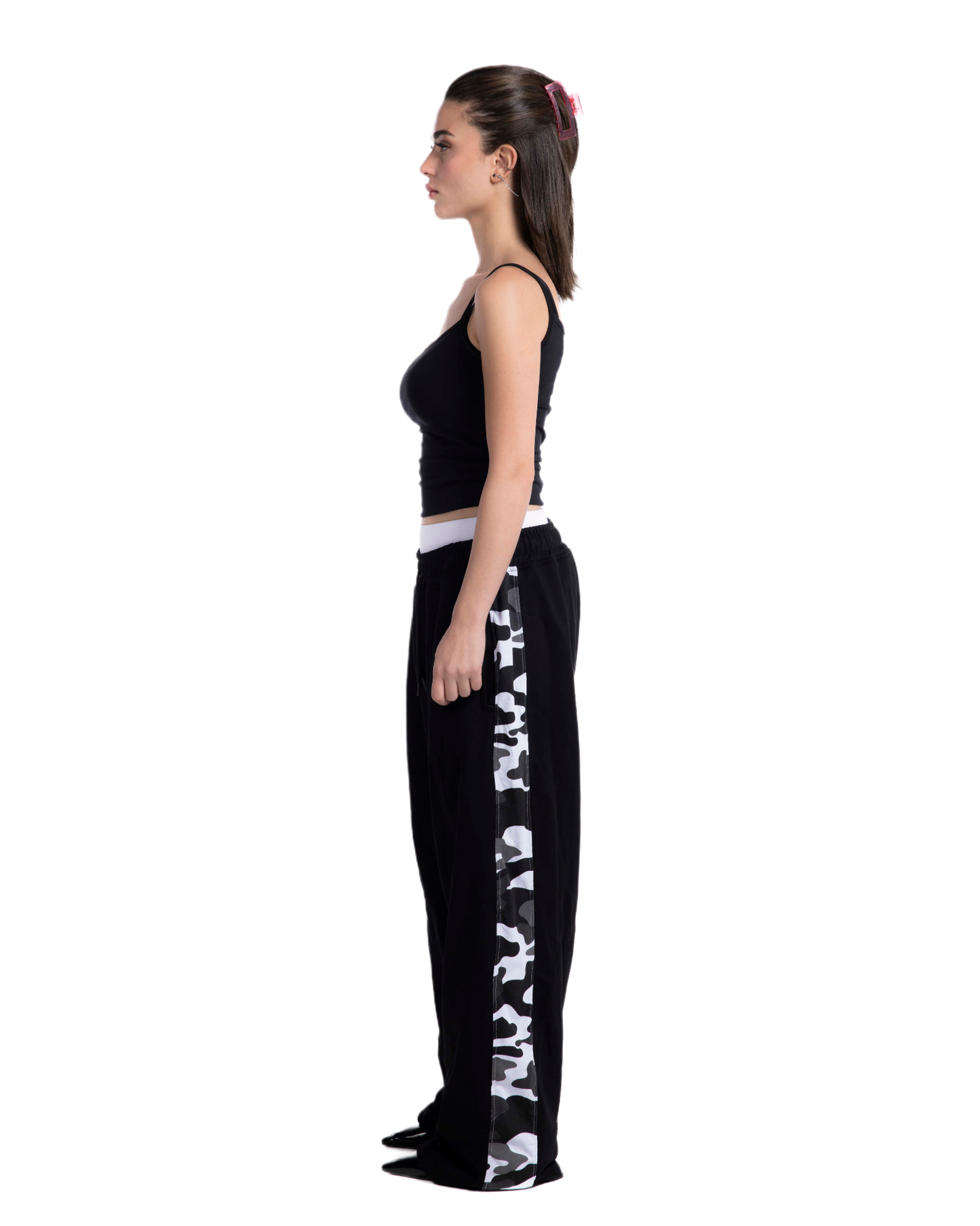 BLACK CAMO PANTS