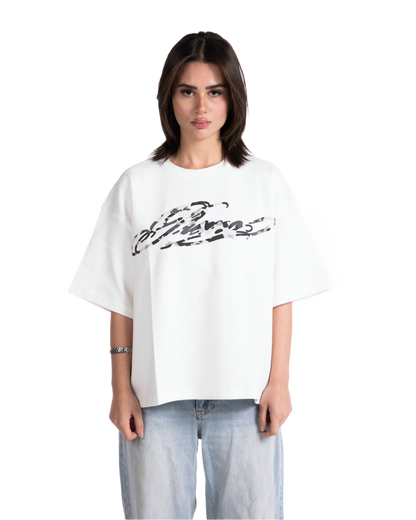 WHITE CAMO TEE