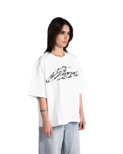 WHITE CAMO TEE