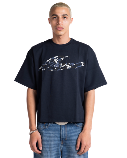 NAVY CAMO TEE