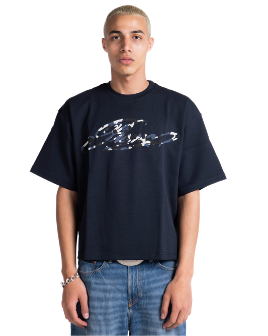 NAVY CAMO TEE