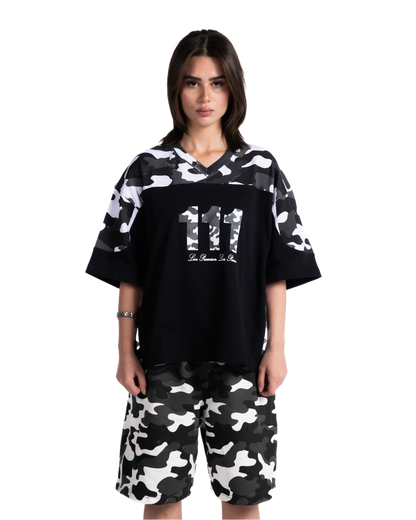 BLACK CAMO 111 TEE