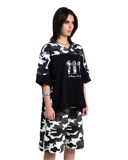 BLACK CAMO 111 TEE